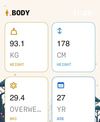 +1UP Apple Watch body composition